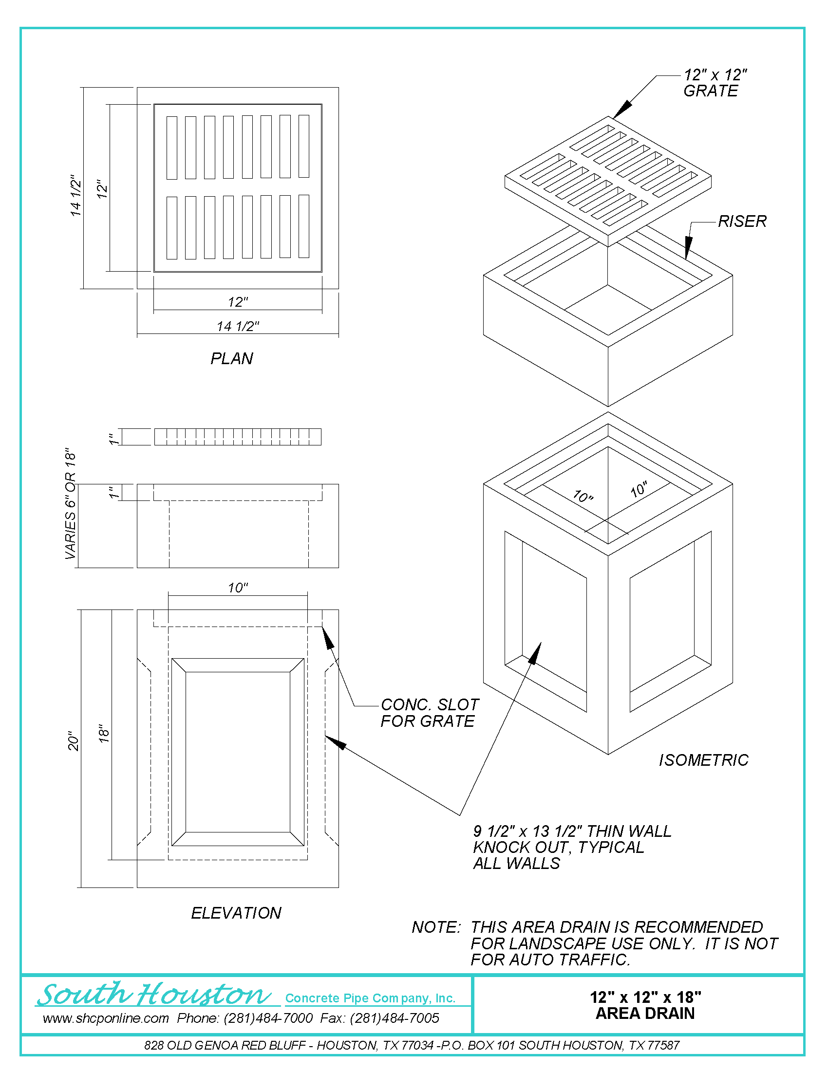 Storm Catch Basin