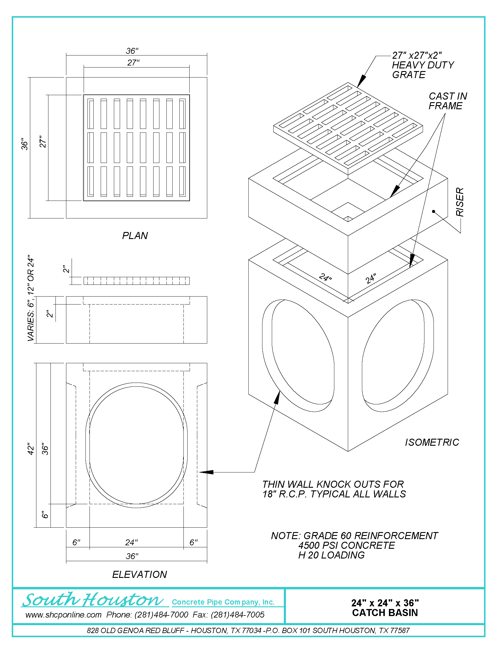 Storm Catch Basin