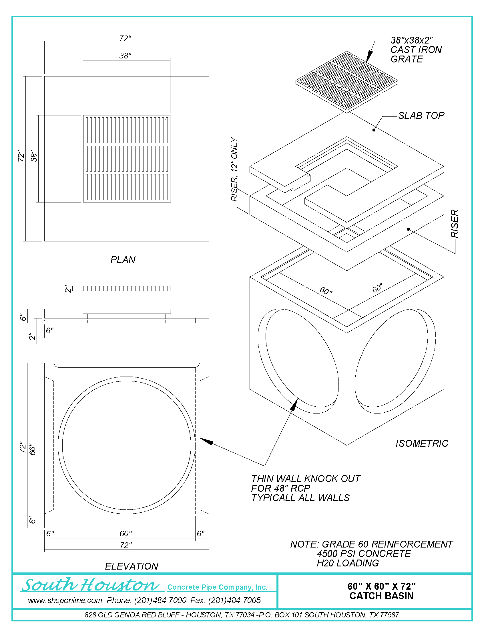 Catch Basin w/ Slab Top